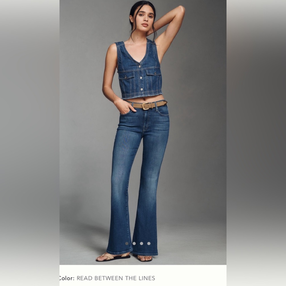 MOTHER Anthropologie NWT THE WEEKENDER In READ BETWEEN THE LINES